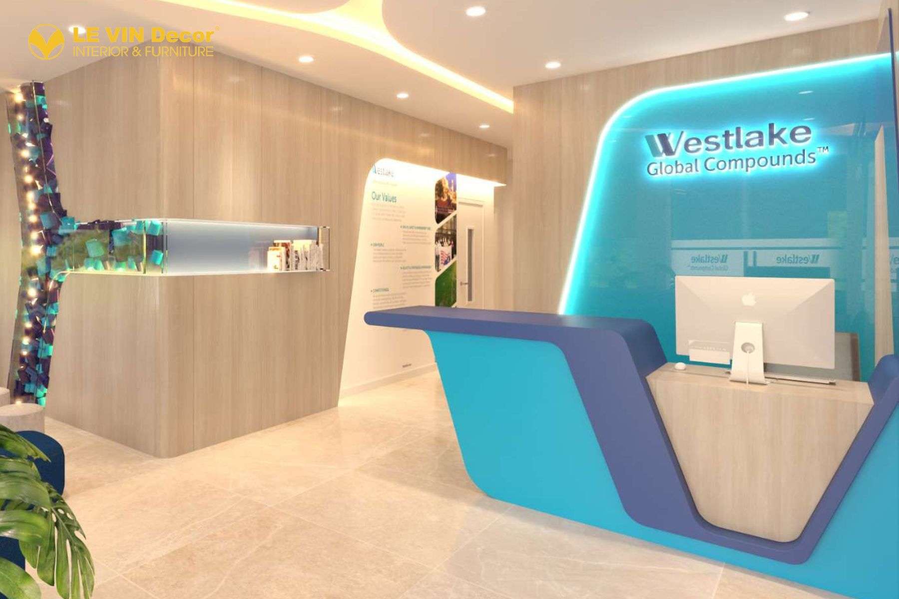 Mẫu backdrop bo cong mềm mại