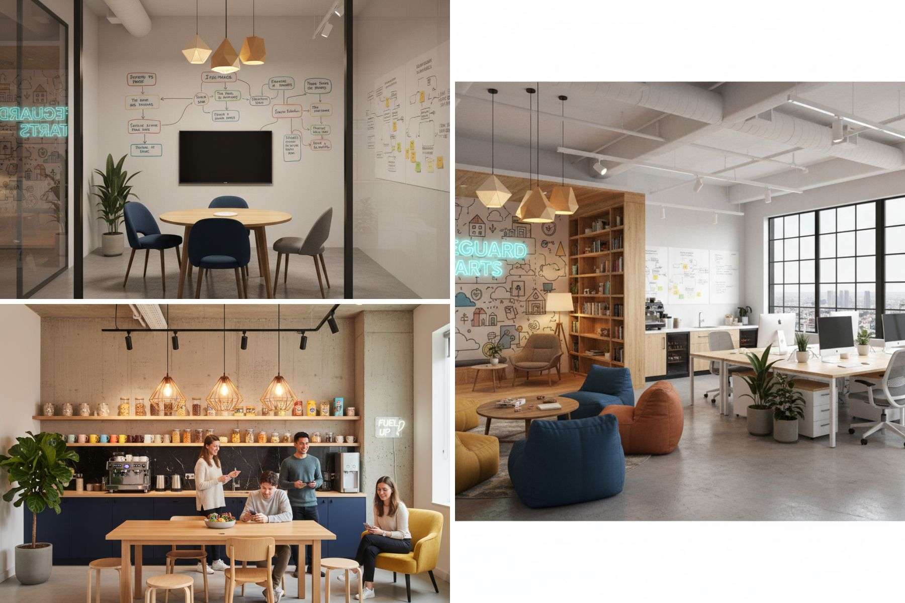 Ý Tưởng Kết Hợp Không Gian Làm Việc & Khu Nghỉ Ngơi