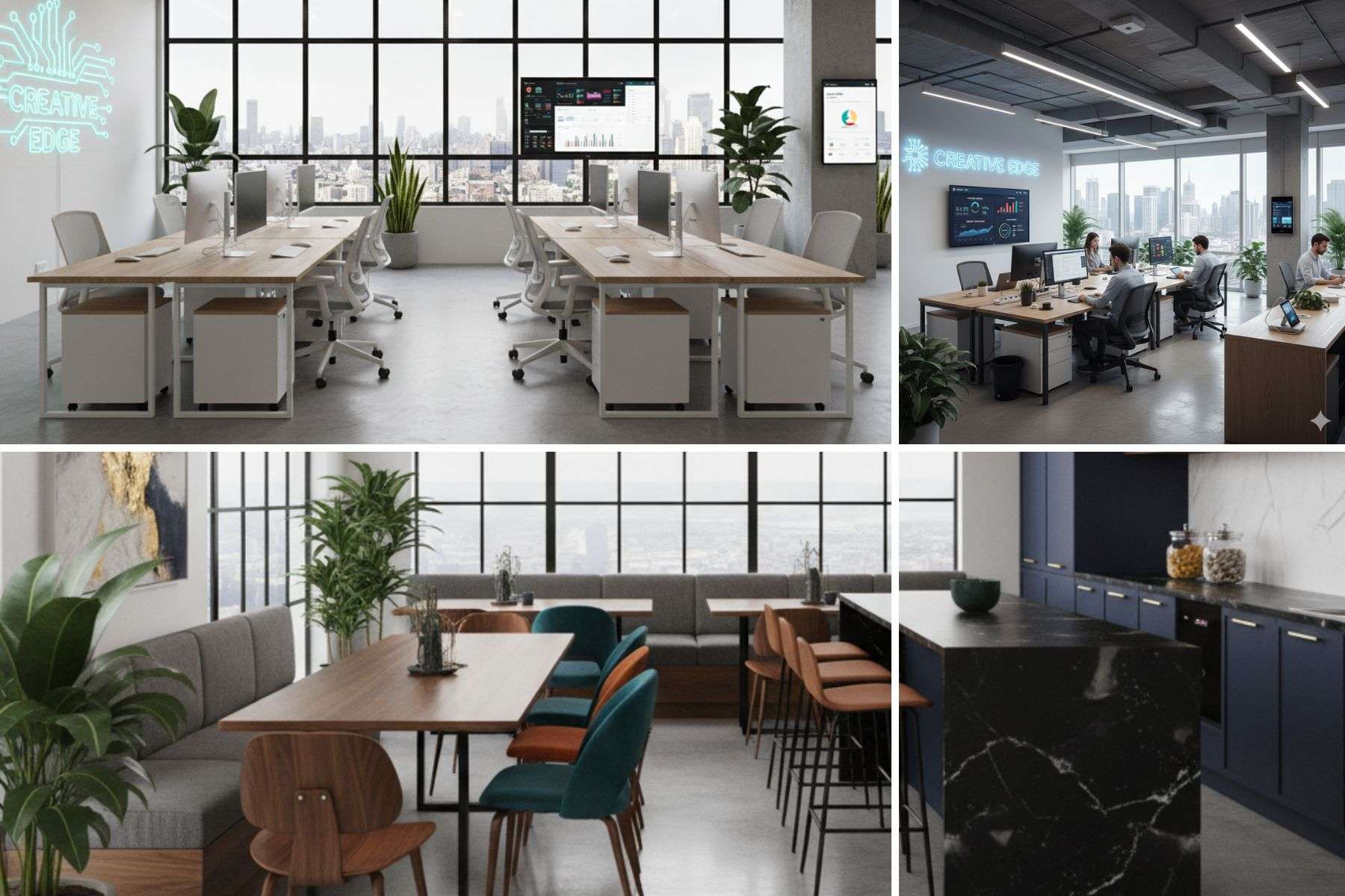 Ý Tưởng Ứng Dụng Công Nghệ Trong Thiết Kế Văn Phòng