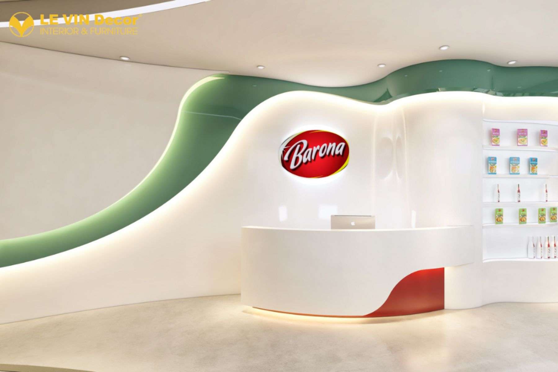 Mẫu backdrop đèn LED phát sáng