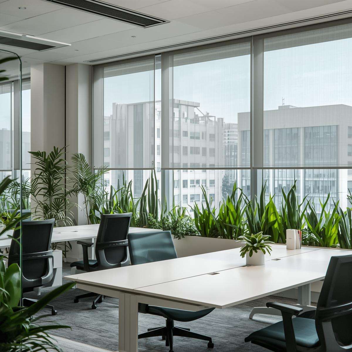 Văn phòng tận dụng ánh sáng tự nhiên