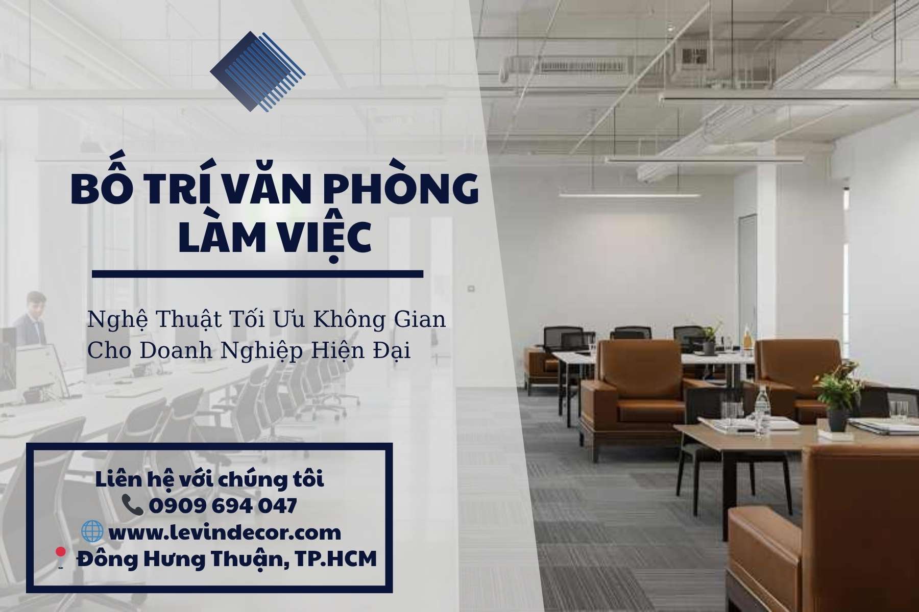 bố trí văn phòng làm việc